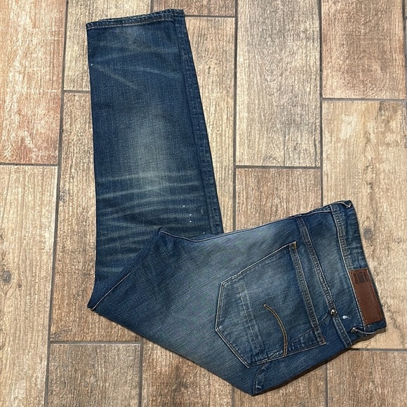 G-Star Raw Men’s Medium Stretch G-Bleid Slim Button Fly Jeans SZ 38x34 - Picture 5 of 14